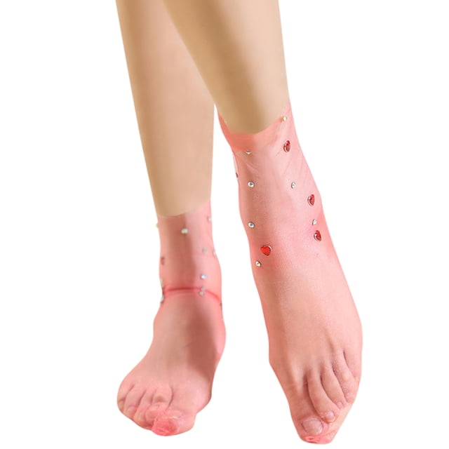 Medias de seda sexy y modernas para mujer: medias de color liso con encaje transpirable, nailon y spandex, lavables a mano, perfectas para regalar