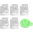 thumbnail image 1 of HUGFEGWE Grain Storage Bag Transparent Reusable Sealed Lid Humanized Handle for Kitchen Food Storage (1kg) CJB91-51315, 1 of 9