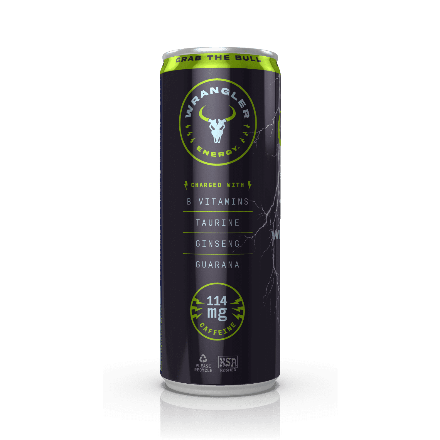 Wrangler Energy Drink, 12 fl. oz. Can, 114mg Caffeine, Taurine & B Vitamins