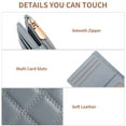 thumbnail image 4 of FALAN MULE Wallet for Woman Small Bifold RFID Blocking Leather Card Holder Wallet With Zipper Coin Pocket, 4 of 8