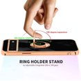 thumbnail image 3 of Compatible with Google Pixel 6a Case Silicone Shockproof Google Pixel 6a Phone Case for Women Plating TPU Anti-Scratch Cases with Ring (Google Pixel 6a, Black), 3 of 14