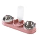 thumbnail image 5 of Cuencos para comida húmeda y seca, cuenco desmontable para agua y comida para mascotas, plato elevado para gatos Rosa, 5 of 9