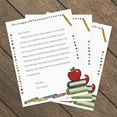 thumbnail image 4 of Teacher Letterhead / 50 Sheets 8.5" x 11" Whimsical Classroom Design / Colorful School Supplies Illustration / Back To School Paper, 4 of 6