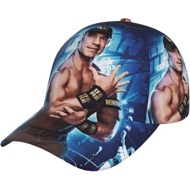 John Cena Wrestler Baseball Cap Adjustable Caps Unisex Aldult Dad Hat Outdoor Breathable Baseball Hats Daily Hat for Activities for Adult Womens Black