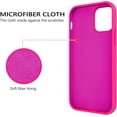 thumbnail image 5 of Compatible with iPhone 13 Pro Case, Liquid Silicone Soft Gel Rubber iPhone 13 Pro Phone Case Slim Fit Cover with Microfiber Lining Protective Phone Cases for iPhone 13 Pro 6.1 inch, Hot Pink, 5 of 15