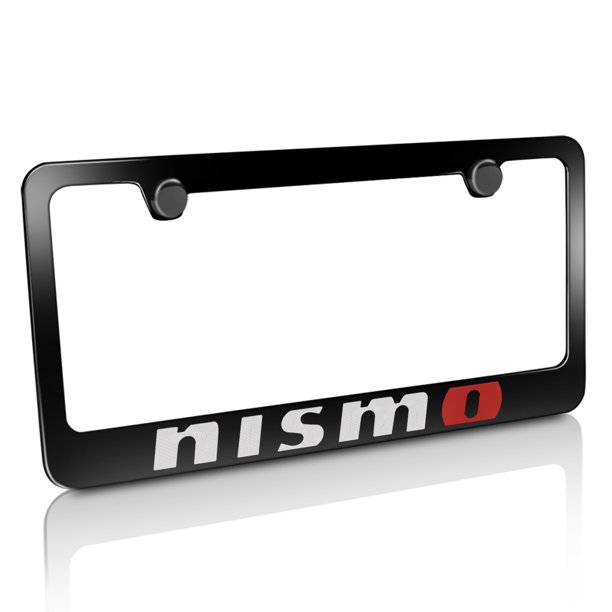 Nissan NISMO Black Metal License Plate Frame