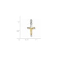 thumbnail image 2 of 14k Two-Tone Gold Hollow Crucifix Charm - .5 Grams - Measures 25.3x11.9mm, 2 of 2