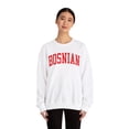 thumbnail image 4 of Bosnian Bosnia Sweatshirt Gifts Crew Neck Shirt Long Sleeve Unisex, 4 of 7