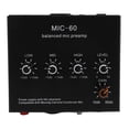 thumbnail image 1 of Microphone Preamp, Portable 60db High Gain Mic Gain Booster  for Dynamic Condenser Mic EU Plug,US Plug, 1 of 7