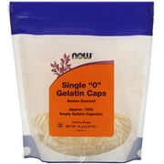 Now Foods 0 Gelatin caps, 1000 caps, Pack of 2