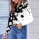 thumbnail image 2 of TaTaai Women Long Sleeve Collared Casual Printed Shirt Button Down Top Ladies Office Commute Daily Wear Soft Comfortable Non See Through Versatile Blouse Gift, 2 of 6