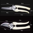 thumbnail image 3 of HLONK [2 Pack] Pruning Shears Garden Shears Professional Stainless Steel pruners with Comfort Handle and Spring-loaded Handheld Garden Clippers Gardening Tools Scissors Set for Rose Plant, 3 of 7