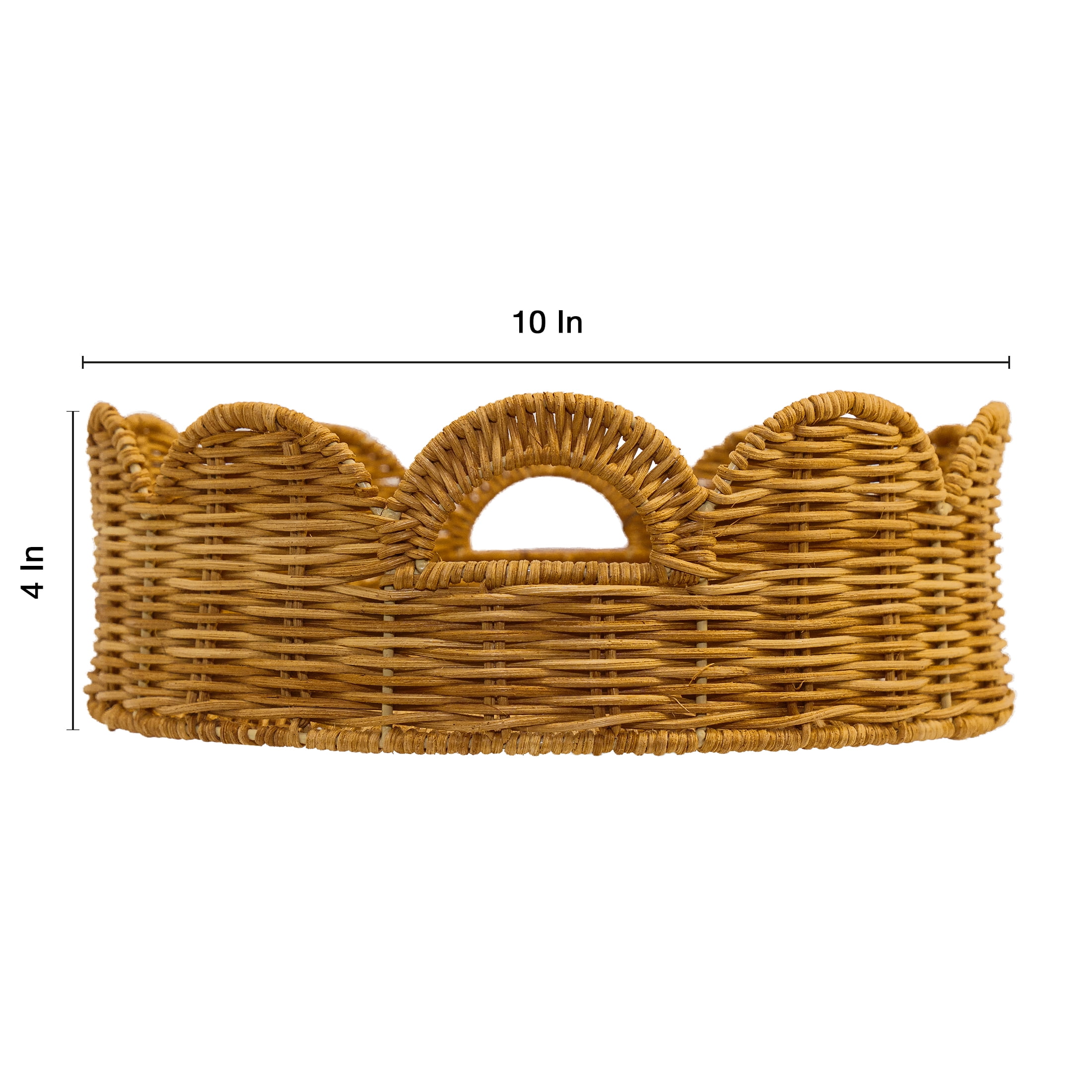Scallop Decorative Tray, 12.5" x 4.25", by My Texas House