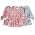 thumbnail image 6 of YTDSCS Kids Baby Spring Fall Dresses for Girls,Toddler Flower Dress Girls Long Sleeve Cute Floral Dresses Round Neck Princess Dress ,Sizes 1-7t, 6 of 8