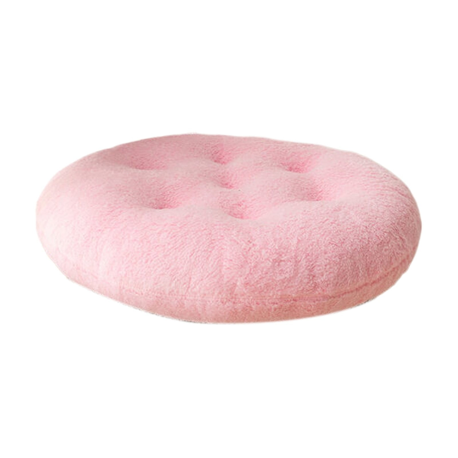 Coussin De Chaise Rond 40 Cm - Peluche Douce, Antidérapant - Pour Chaise Salle à Manger, Bureau, Tabouret