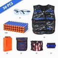 thumbnail image 2 of Kit de chaleco táctico KKONES para pistolas Nerf con accesorios para niños, 2 of 7