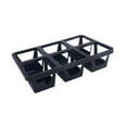 thumbnail image 3 of koolsoo Nursery Pots Tray Convenient Lightweight Transporting Plant Pot Carry Holder 6 Cell, 3 of 9
