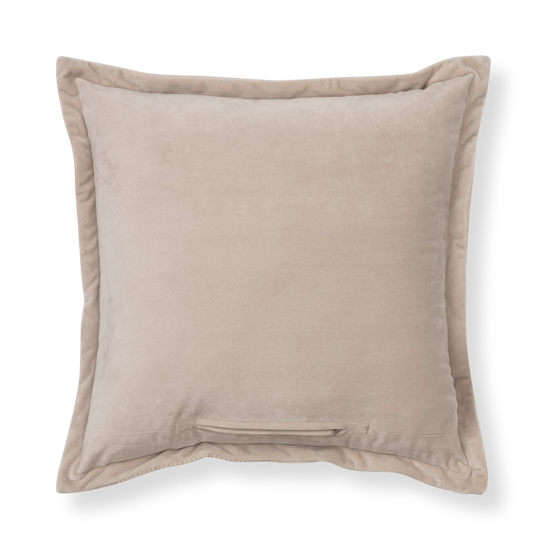 Mainstays Washed Stone Corduroy Velvet Decorative Pillow 18x18