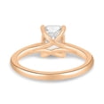 thumbnail image 4 of 3.00Ct Elongated Cushion Cut Moissanite Engagement Ring, Trellis Set, 14K Rose Gold, 4 of 7