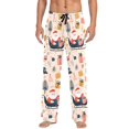 thumbnail image 7 of FORMRS Mens Pajama Pants with Pockets Sleepwear Lounge Bottoms Sizes S-2XL, Beige Christmas Santa, 7 of 7