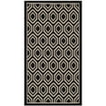 thumbnail image 1 of Safavieh Courtyard Black Indoor Outdoor Rug - 2'7" x 5', 1 of 4