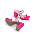 thumbnail image 4 of Dream Pairs Women's double-strap platform heel sandals, 4 of 8
