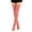 Watermelon Red, variant on QASIEATN Women's Everyday Wear Accessories Knit Vertical Stripe Over The Knee Long Socks for Women Solid Color Yoga Sports Casual Socks Womens Stockings