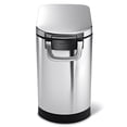 thumbnail image 3 of simplehuman 25 Liter Medium Pet Food Storage Container, Brushed Stainless Steel for Dog Food, Cat Food, and Bird Feed, 3 of 7
