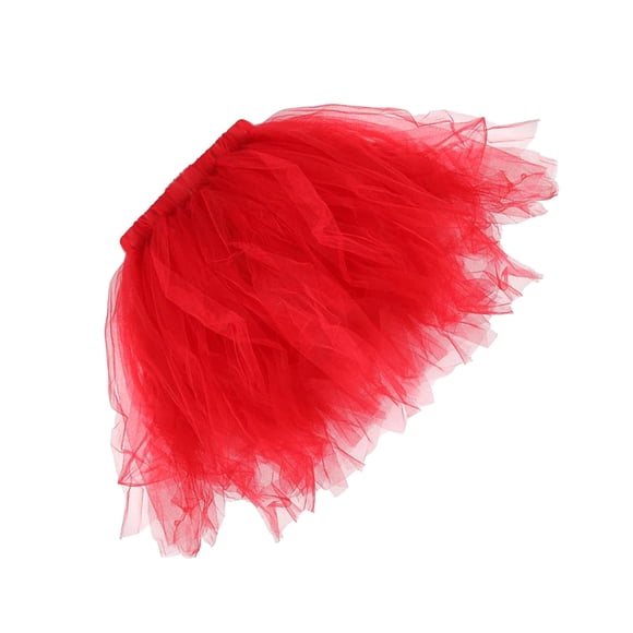 Falda Tutú de Ballet Para Mujeres Niñas Niños Sunnimix Rojo