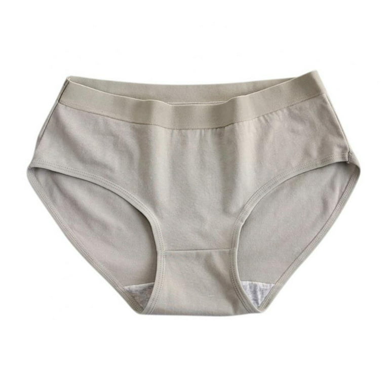 Breathable Underwear for Women Briefs - Mid-rise Hip Intimates Ultra  Comfort Soft Cotton Moisture-Wicking Underwear Panties(1-Packs)