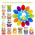 thumbnail image 2 of Huevos de Pascua Letapapa precargados con marionetas de animales, 12 unidades, 2 of 7