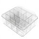 thumbnail image 1 of Recipiente para aperitivos con separadores (1 unidad) caja de almacenamiento de alimentos de plástico bandeja multicompartimento para servir ideal para almuerzos de oficina y platos, 1 of 9