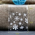 thumbnail image 2 of JeashCHAT Cookie Candy Bags , 7x7cm 100 Pcs Self Adhesive Plastic Transparent Gift Bags with Snowflake Pattern, Self Sealing Packaging Bags for Party Birthday Wedding, 2 of 2