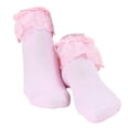 thumbnail image 2 of SPRING PARK 1 Pair Women Ankle Socks, Lace Ruffle Frilly Comfortable Cute Cotton Socks Ladies Girl Princess Lace Socks, 2 of 3