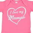 thumbnail image 4 of Inktastic I Love My Meemaw in White Chalk Heart Boys or Girls Baby Bodysuit, 4 of 5