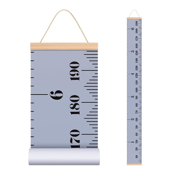 Baby Removable Height Growth Chart Hanging Ruler Measurement Chart Wall Decor for Kids