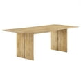 thumbnail image 2 of Modway Amistad 86" Wood Dining Table in Oak, 2 of 10