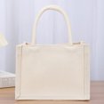 thumbnail image 3 of Bolsos de ultramarinos de la bolsa de asas de la lona de DIY con la manija resistente para los regalos de cumpleaños de la boda, 3 of 5
