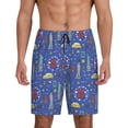 thumbnail image 1 of Fotbe New-York City Pantalones Cortos de Pijama para Hombre, Ropa de Dormir, Pantalones de Pijama Cortos para Hombre-X-Large, 1 of 6