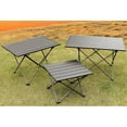 thumbnail image 5 of Portable Folding Camping Table Plastic Picnic Party Camp Dining Black in/Outdoor, 5 of 7