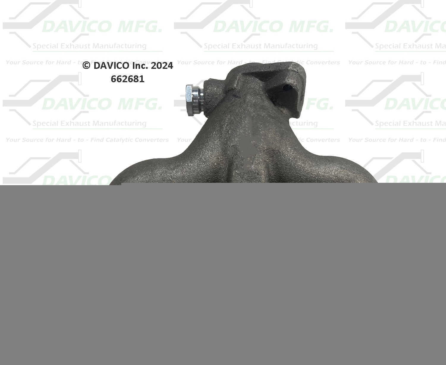 Davico Mfg 662681 Stand alone Exact-Fit exhaust manifold