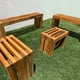 thumbnail image 4 of Sala de Jardín o Terraza para Exterior para hasta 6 personas, Estilo Vintage De Madera Durable, Resistente al Sol y Lluvia. D4 Moderno, 4 of 7
