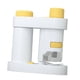 thumbnail image 5 of Mini telescopio de mano 80-160x educativo para exteriores con luz LED y cordón para niños amarillo, 5 of 9
