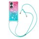 thumbnail image 1 of Funda para Honor 90 5G Brillantina Líquida Divertida Reluciente y con Cristales en Movimiento Cuerpo Cruzado con Cordón Ajustable, 1 of 5
