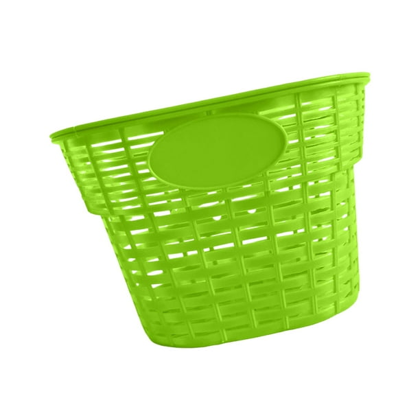 Cesta de bicicleta para niños, bolsa de carga para portaequipajes, ligera, delantera y trasera, para compras Verde