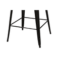 thumbnail image 5 of AmeriHome 24 inch Rosewood Finish Square Pub Table with Black Metal Legs, 5 of 5
