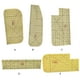 thumbnail image 3 of Billuyoard Regla de planchado, herramienta de medición en caliente para costura de retazos a medida, ropa de arte, plástico de ángulo y Artesanía Tipo 4 Billuyoard HA012180-04, 3 of 6