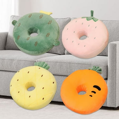 

NBHOME Round Cushion Pure Color Home Decor Super Soft Plush Comfortable And Breathable Seat Cushion Easy To Carry Suitable for Home Bed car Decoration