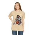 thumbnail image 5 of Vintage Candy's Love & Basketball Graphic Womans Crewneck TShirt, 5 of 7