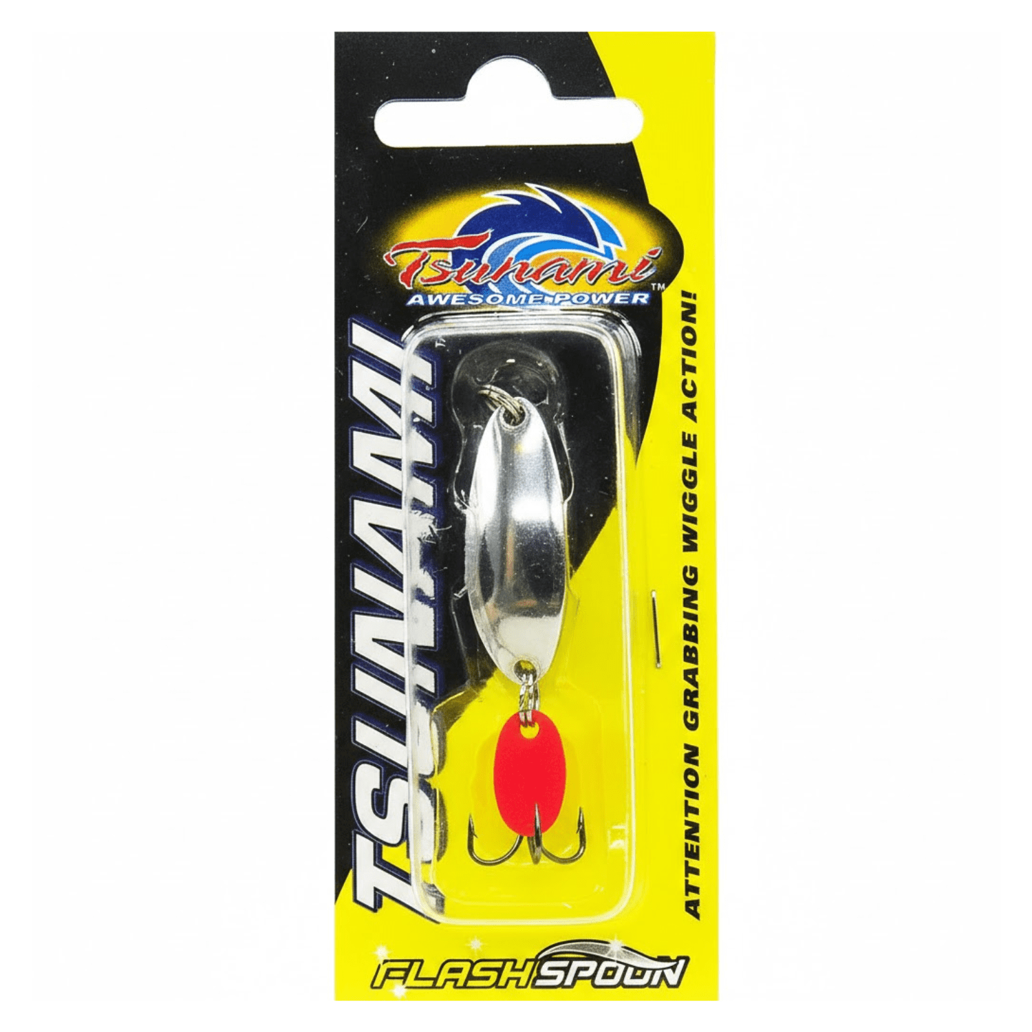Tsunami Flash Spoon Fishing Lure 1/4 oz. – Chrome